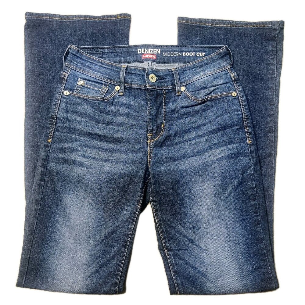 Denizen from Levi’s Modern Boot Cut Jeans Women’s W26 L32 Dark Wash Stretch...